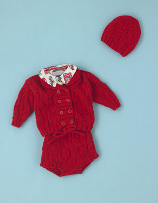 Knotty Set - Free Knitting Pattern for Babies in Paintbox Yarns Baby DK - Free Downloadable PDF