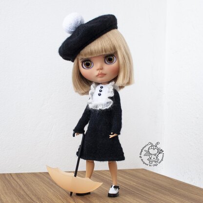 Parisian outfit for Blythe