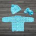 Bonnie Baby Cardigan Hat and Booties Set