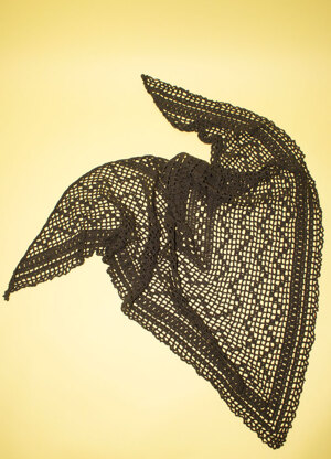 "Night Breeze Shawl" - Shawl Crochet Pattern For Women in Paintbox Yarns Cotton DK
