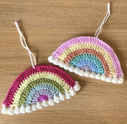 Rainbow & Clouds Wall Hanging
