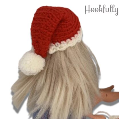 Santa hat for fashion dolls