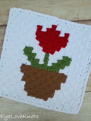 C2C Potted Tulip Square