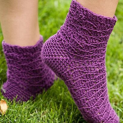 Indigo Dreams Crochet Socks