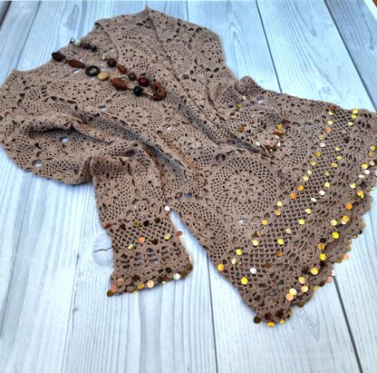 Crochet medallion gorgeous tunic