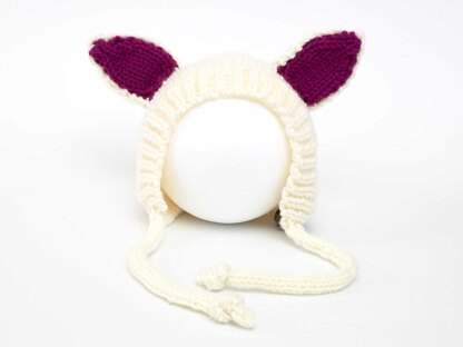 Bunny Ears Pixie Bonnet Hat