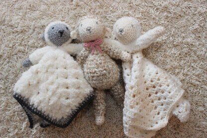 Little Sheep Lovey and Stuffed Toy