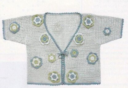 Crochet Flower Cardigan