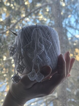 Granny square earrings pattern