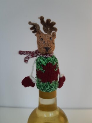 Christmas bottle beanies