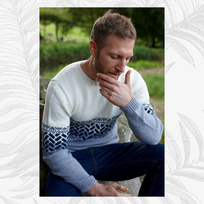 Edward Jumper - Knitting Pattern For Men in Willow & Lark Ramble