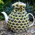 Textured Tweed 4 Cup Teapot Cosy Knitting Pattern