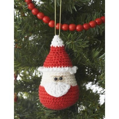 Santa Ornament in Lily Sugar 'n Cream Solids