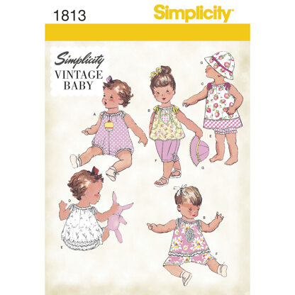 Simplicity Babies' Dress & Separates 1813 - Sewing Pattern