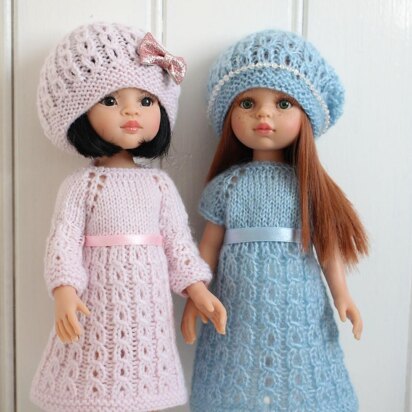 12 inch Doll Dress&Hat