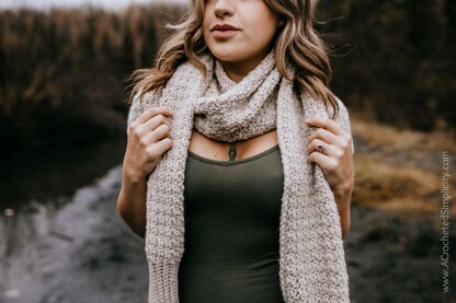 Sweater Scarf with Sleeves