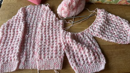 Daisy’s Summer baby cardigan #4