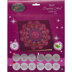 Crystal Art Purple Mandala, 18x18cm Card Diamond Painting Kit