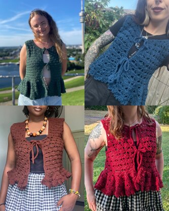Bronwen Peplum Vest