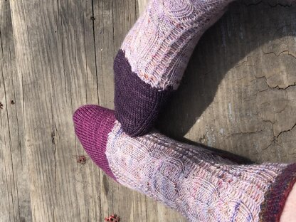 Twisted Lace Socks