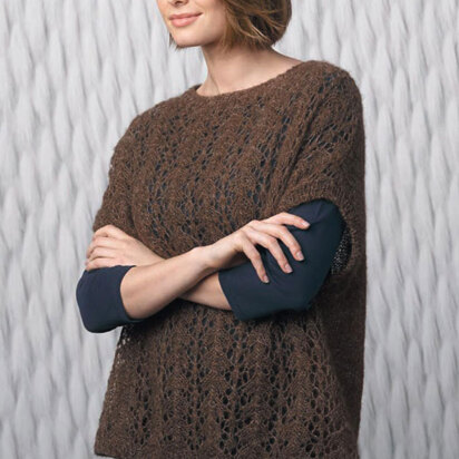 Short Sleeve Sweater in Katia Silk Alpaca