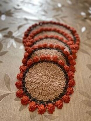 Elegant Flower Coasters