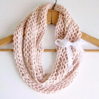 Beachy Boho Infinity Scarf - knitting pattern