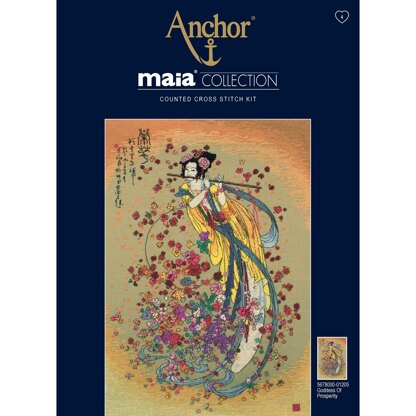 Anchor Goddess Of Prosperity Cross Stitch Kit - 27cm x 40cm