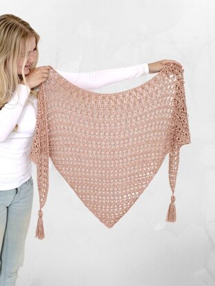 Vintage Tulip Shawl