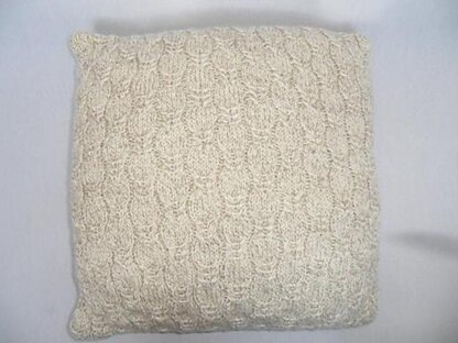 Simple Aran Cable Cushion Cover