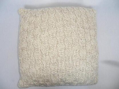 Simple Aran Cable Cushion Cover