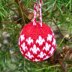 Danish Cross Christmas Bauble Knitting Pattern - Christmas Knitting Patterns
