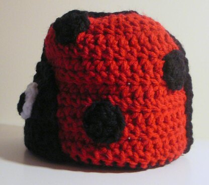 Ladybug Hat - Newborn to Adult