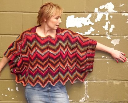 2-Way Zig Zag Poncho 205