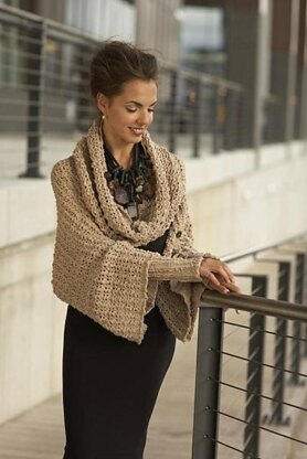 Lacy Rib Shawl