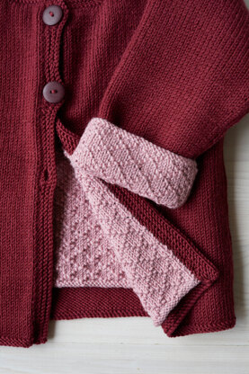 Rhubarb and Custard - Layette Knitting Pattern For Toddlers in Debbie Bliss Baby Cashmerino by Debbie Bliss