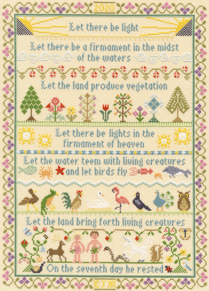 Bothy Threads Let There Be Light Cross Stitch Kit 28 x 39cm