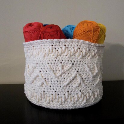 Julie Basket Crochet Pattern, Planter Cover Free Pattern