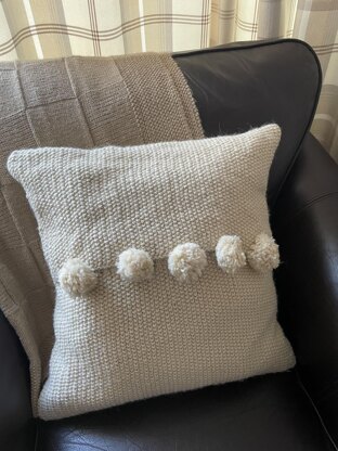 Pompom pillow