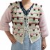 Rose Garden cardigan crochet pattern 3D stitch