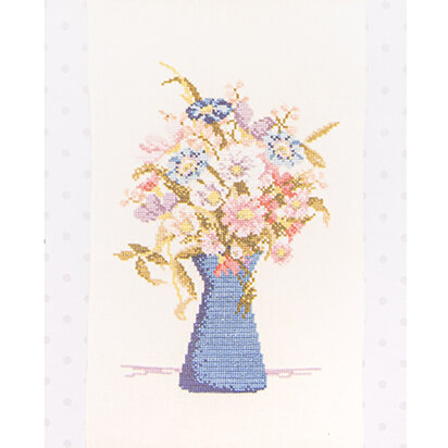 Rico Flower Bouquet Hanging Embroidery Kit