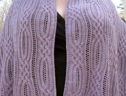 Lake George Cable Lace Shawl