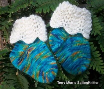 Lace Cuff Baby Socks
