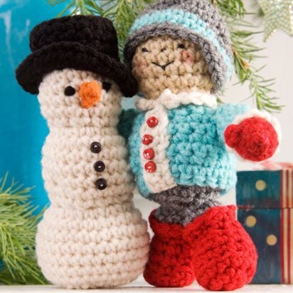 His First Snowman in Red Heart Super Saver Economy Solids - LW2262
