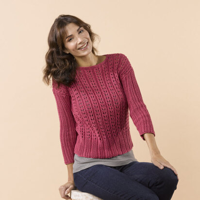 Buxton Pullover in Tahki Yarns Coronado - Downloadable PDF