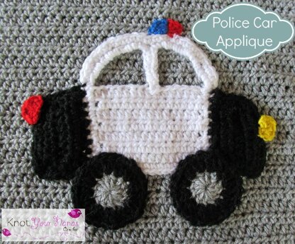 Police Car Applique