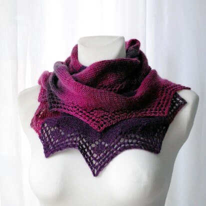 Elinor Shawlette - knitting pattern