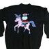 Santa On A Cute Unicorn Jumper  / Sweater