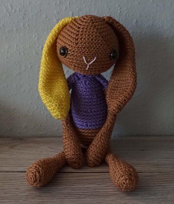 Amigurumi Häkelanleitung für den Hasen Hoppel