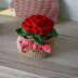 Crochet Pattern Flower in Pot!